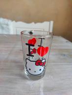I ️ Hello Kitty limonade glas 10 cm, Gebruikt, Ophalen of Verzenden, Hello Kitty