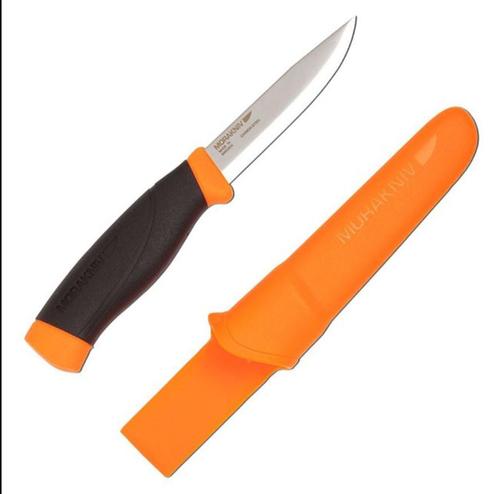 Mora Companion Heavy Duty Burnt Orange  bushcraftmes, Caravans en Kamperen, Kampeergereedschap, Nieuw, Verzenden