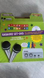 Karaoke set met dvd, Audio, Tv en Foto, Karaoke-apparatuur, Ophalen of Verzenden, Zo goed als nieuw, Complete set