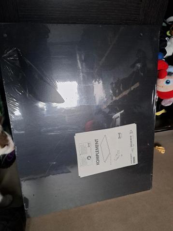 4 zwarte IKEA Pax inlegplanken 50cm - afbeelding 2