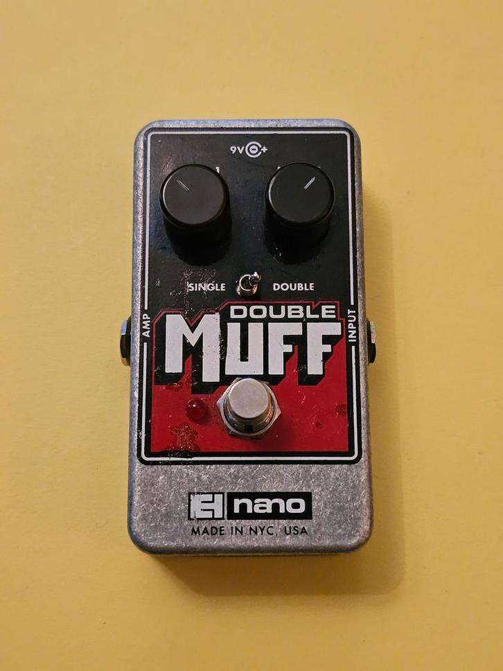 Electro-Harmonix Double Muff Nano, Muziek en Instrumenten, Effecten, Zo goed als nieuw, Distortion, Overdrive of Fuzz, Ophalen of Verzenden