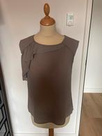 Kocca mouwloze blouse XS taupe polyester nieuwstaat, Maat 34 (XS) of kleiner, Zonder mouw, Ophalen of Verzenden, Zo goed als nieuw