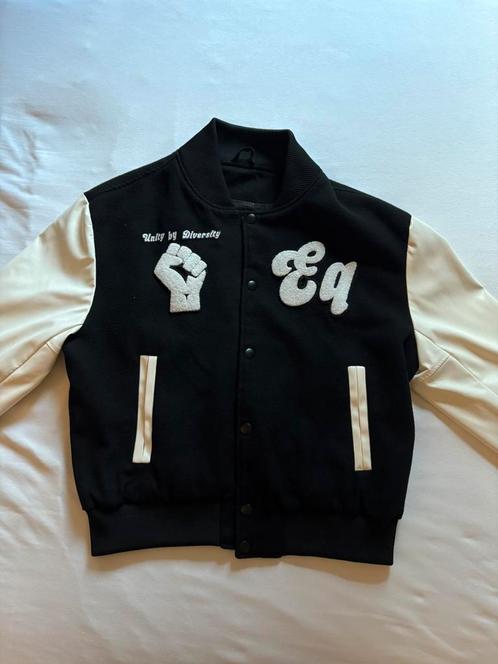 Equalité baseball jacket, Kleding | Heren, Jassen | Zomer, Zo goed als nieuw, Maat 48/50 (M), Zwart, Ophalen of Verzenden