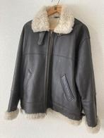 LEREN JAS MT 54 BONT GEVOERD, Kleding | Heren, Jassen | Winter, Maat 52/54 (L), Bruin, Ophalen of Verzenden, Agartioglu