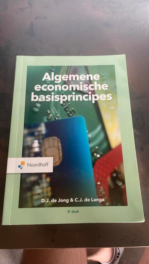 J. de Jong - Algemene economische basisprincipes, Boeken, Economie, Management en Marketing, Zo goed als nieuw, Ophalen of Verzenden