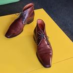 Prachtige Santomi half hoog met wijn rood kleur maat 42, Bruin, Verzenden, Zo goed als nieuw, Santoni