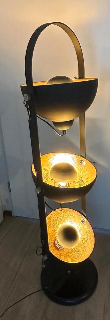 Qazqa Vloerlamp  Stijlvolle lamp., Huis en Inrichting, Lampen | Vloerlampen, Gebruikt, 150 tot 200 cm, Metaal, Ophalen