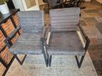 Eetkamerstoelen 4x (eco-leder), Ophalen, Leer, Zo goed als nieuw, Vier