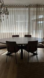 tafel en eetstoelen, Ophalen of Verzenden, Zo goed als nieuw, Rechthoekig