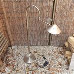 Staande lamp - Vloerlamp – Dimmer - Chroom - Verstelbaar-*, Ophalen, Gebruikt, 100 tot 150 cm, Metaal