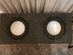 Ground Zero dubbele subwoofer in kist, Ophalen, Zo goed als nieuw