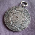 Wielrennen Oude Medaille 3e Prijs Verzilverd Koper, Verzenden, Overige materialen