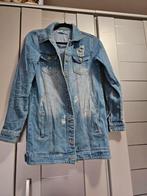 Lange spijker  jas maat m, Ophalen, Zo goed als nieuw, Maat 38/40 (M), Blauw