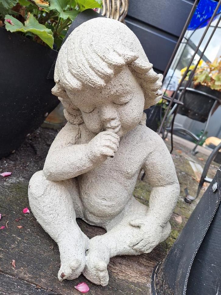 Beeld meisje.DALEN,DRENTHE, Tuin en Terras, Tuinbeelden, Gebruikt, Mensenbeeld, Beton, Ophalen