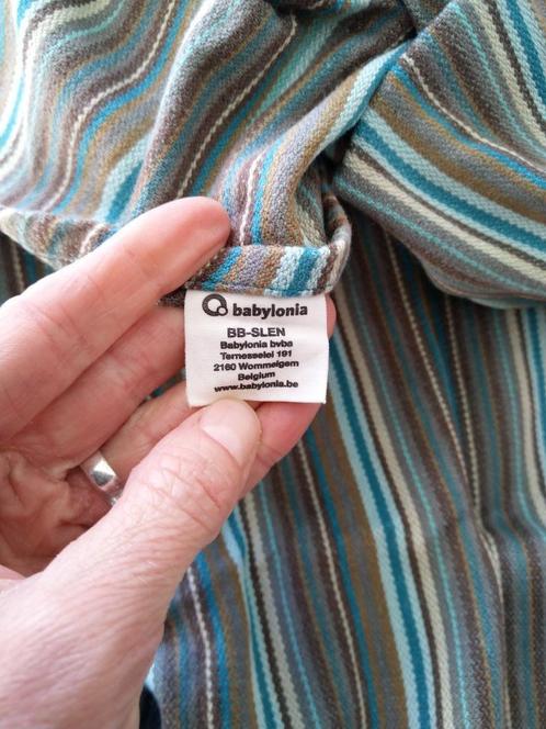 Babylonia BB-slen geweven draagdoek 4,90 m, Kinderen en Baby's, Babydragers en Draagdoeken, Gebruikt, Draagdoek, Buik, Rug of Zij
