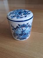 Delftsblauwe stroopwafel pot  / voorraadpot, Antiek en Kunst, Antiek | Keramiek en Aardewerk, Ophalen of Verzenden
