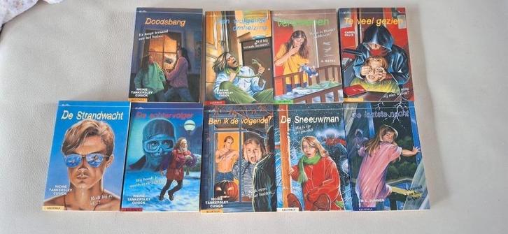 9 Jeugd boeken (thrillers uit de jaren 90), Boeken, Kinderboeken | Jeugd | 13 jaar en ouder, Gelezen, Fictie, Ophalen of Verzenden