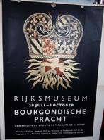 Poster voor Rijksmuseum Amsterdam Bourgondische Pracht, Verzamelen, Posters, Verzenden, A1 t/m A3, Reclame, Rechthoekig Staand