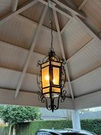 Smeedijzeren hanglamp, Huis en Inrichting, Lampen | Hanglampen, Ophalen, Gebruikt, Metaal, 75 cm of meer