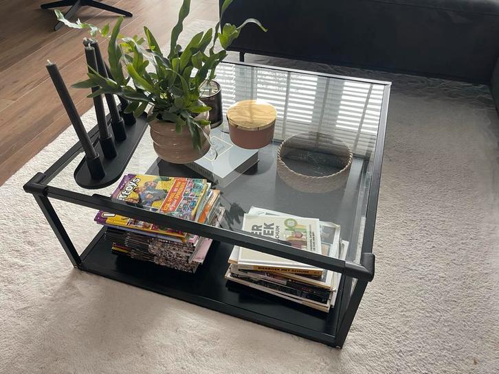 Mooie Salontafel 80x80 - Spijkenisse, Huis en Inrichting, Tafels | Salontafels, Gebruikt, Minder dan 50 cm, 50 tot 100 cm, 100 tot 150 cm