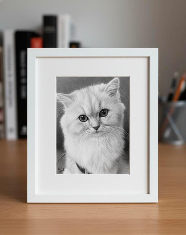 Handgetekend portret van je kat/hond, Diensten en Vakmensen, Kunstenaars en Portretschilders, Tekeningen, Maakt ook portretten