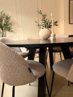 Ronde Eettafel Eikenhout - WOODD - 6 Personen, Huis en Inrichting, Tafels | Eettafels, Ophalen, 100 tot 150 cm, Zo goed als nieuw