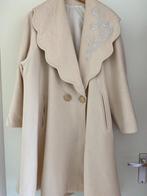 Jas roomwit wol 50/54, Kleding | Dames, Verzenden, Zo goed als nieuw, Maat 46/48 (XL) of groter, Wit