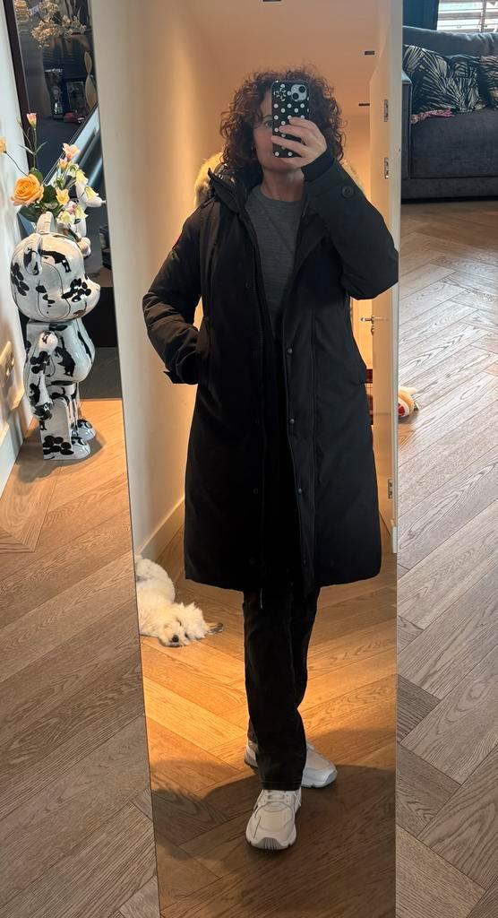 Canada Goose Sherbrooke Parka Dames S Zwart - Topstaat!, Kleding | Dames, Jassen | Winter, Zo goed als nieuw, Maat 36 (S), Zwart