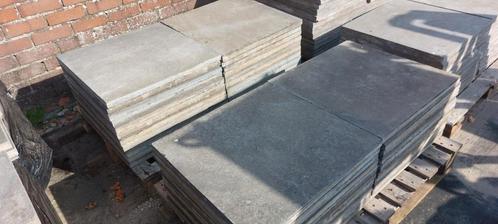 42 stuks hardsteen terrastegels, antislip, 60x60x3 cm. 15 m2, Tuin en Terras, Tegels en Klinkers, Gebruikt, Terrastegels, Natuursteen