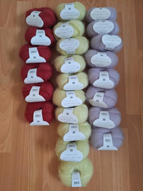 Rico Essentials Super Kid Mohair loves silk, Hobby en Vrije tijd, Breien en Haken, Zo goed als nieuw, Breien of Haken, Wol of Garen