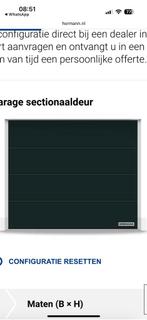 Hormann garagedeur / roldeur nieuw op pallet, Doe-het-zelf en Verbouw, Deuren en Horren, Ophalen, Garagedeur, Zo goed als nieuw