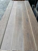 Eiken vloer 46m2 multivloer 18cm breed 1,5cm dik toplaag 4mm, Ophalen, Gebruikt, Onbekend, Vloerdelen of -planken