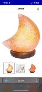 Zoutlamp maan led lamp, Huis en Inrichting, Lampen | Tafellampen, Ophalen of Verzenden, Nieuw, Minder dan 50 cm