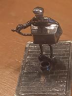 GAVE ZILVEREN MINIATUUR,, DE ORGELMAN ,,  835 ZILVER, Ophalen of Verzenden, Zilver