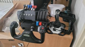 Saitek logitech yoke, stick, motoren e ch motoren flight sim