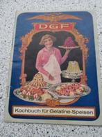 Oud retro DGF Kochbuch für Gelatine -Speisen, 1940 tot 1960, Ophalen of Verzenden, Buitenland