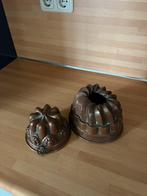 Koperen Puddingvormen - Set van 2, Ophalen of Verzenden, Koper