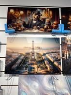 Plexiglas Schilderij Parijs - Groot Formaat, Ophalen of Verzenden