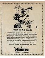 Feest in het land! VICTORIA BISCUITS-CHOCOLA 1948, Verzamelen, Verzenden, Zo goed als nieuw, Overige typen