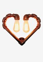 Wandlamp binnen industrieel waterleiding hart, Huis en Inrichting, Lampen | Wandlampen, Nieuw, Ophalen of Verzenden
