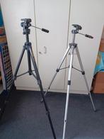 2 BILORA STATIEVEN, Audio, Tv en Foto, Fotografie | Statieven en Balhoofden, Ophalen, Zo goed als nieuw, Minder dan 150 cm, Driepoot