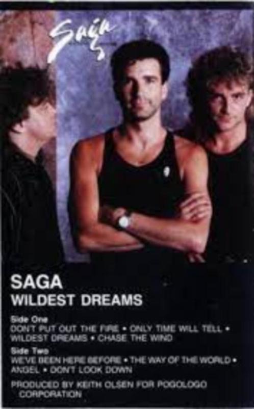 Saga – Wildest Dreams Originele Cassette Nieuw., Cd's en Dvd's, Cassettebandjes, Nieuw in verpakking, Origineel, 1 bandje, Ophalen of Verzenden