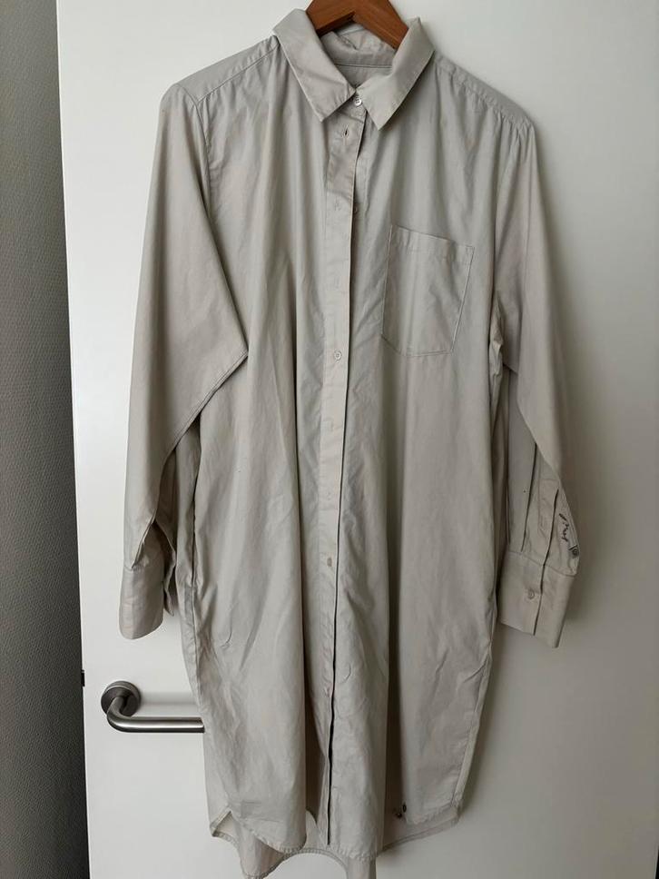 Zusss Lange Blouse, Kleding | Dames, Jurken, Zo goed als nieuw, Maat 46/48 (XL) of groter, Beige, Knielengte, Ophalen of Verzenden