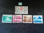 ZWITSERLAND SERIE NR 570/574 GESTEMPELD, Ophalen of Verzenden, Gestempeld