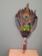 Smudge veren waaier, sjamanisme, fan pauwoog, papagaai, Ophalen of Verzenden