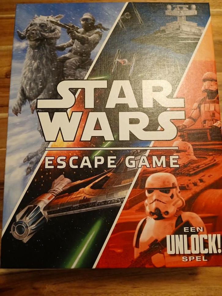 Unlock! Star Wars Escape Game - Zo Goed Als Nieuw!, Hobby en Vrije tijd, Gezelschapsspellen | Bordspellen, Zo goed als nieuw, Een of twee spelers