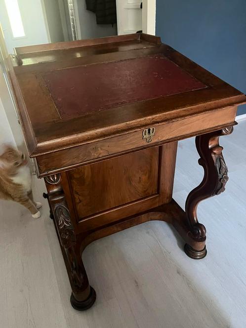Antiek davenport secretair, Huis en Inrichting, Kasten | Secretaires, Gebruikt, Ophalen