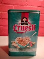 QUAKER CRUESLI voorraadbus., Gebruikt, Ophalen of Verzenden, Gebruiksvoorwerp