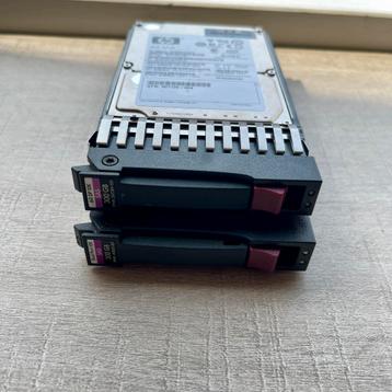 300GB 10k HP 2.5” hot swap HDD’s - SAS SFF harde schijven