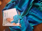 Draagdoek blauw groen maat 7, Kinderen en Baby's, Babydragers en Draagdoeken, Draagdoek, Gebruikt, Buik, Rug of Zij, Ophalen